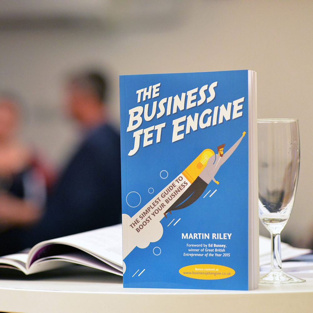 ‘Twist-lock’ Centro stand helps launch The Business Jet Engine book