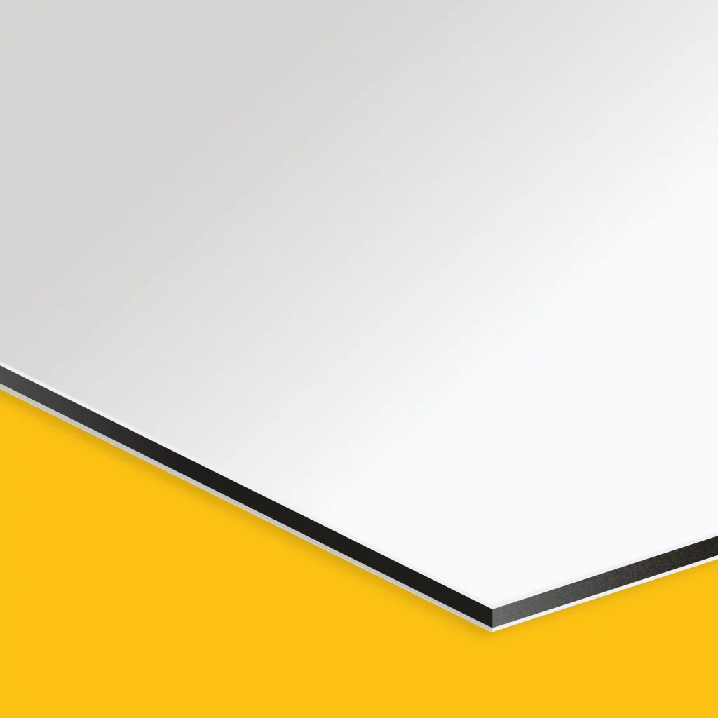 Printed Dibond aluminium composite board for professional indoor and outdoor signage