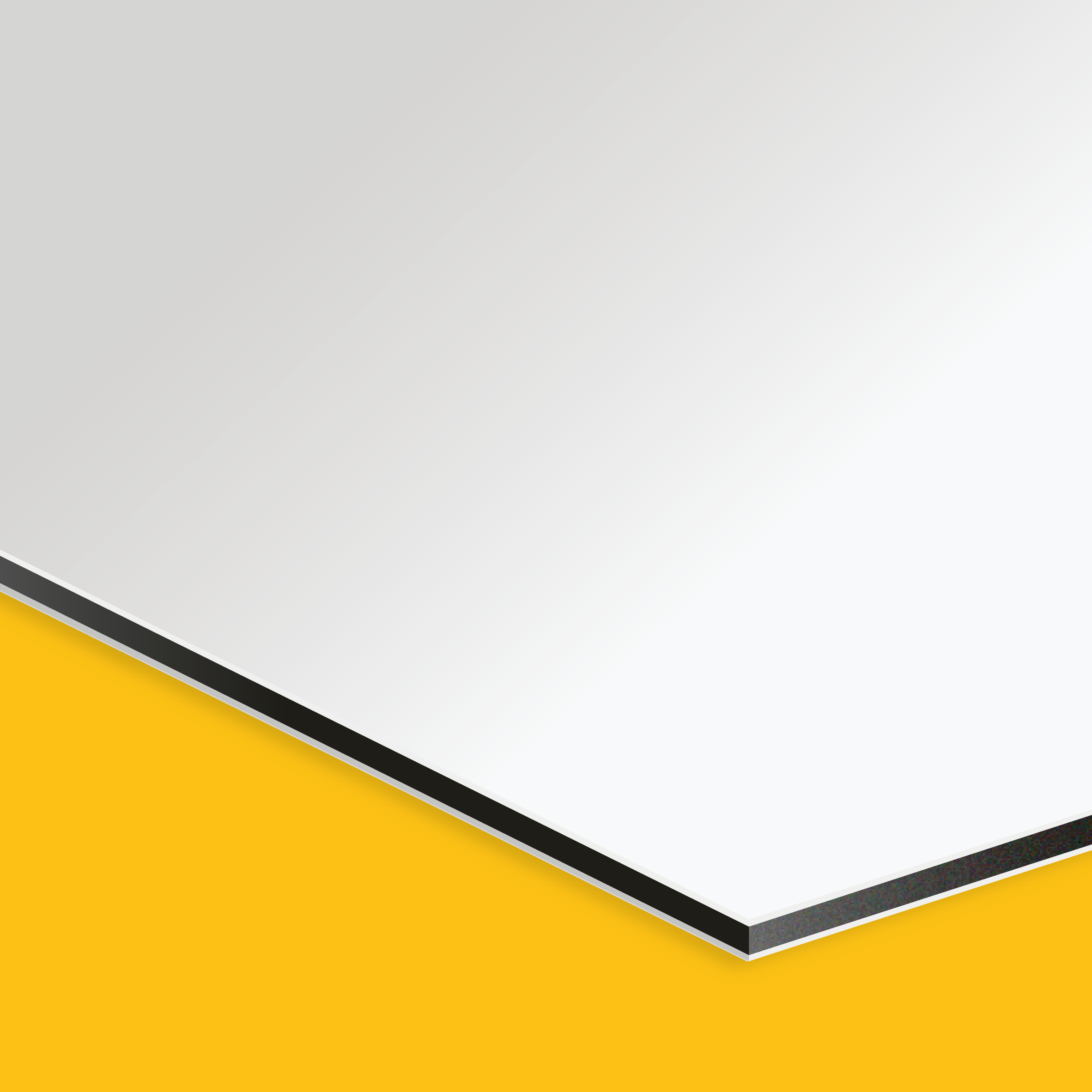 Printed Dibond aluminium composite board for professional indoor and outdoor signage