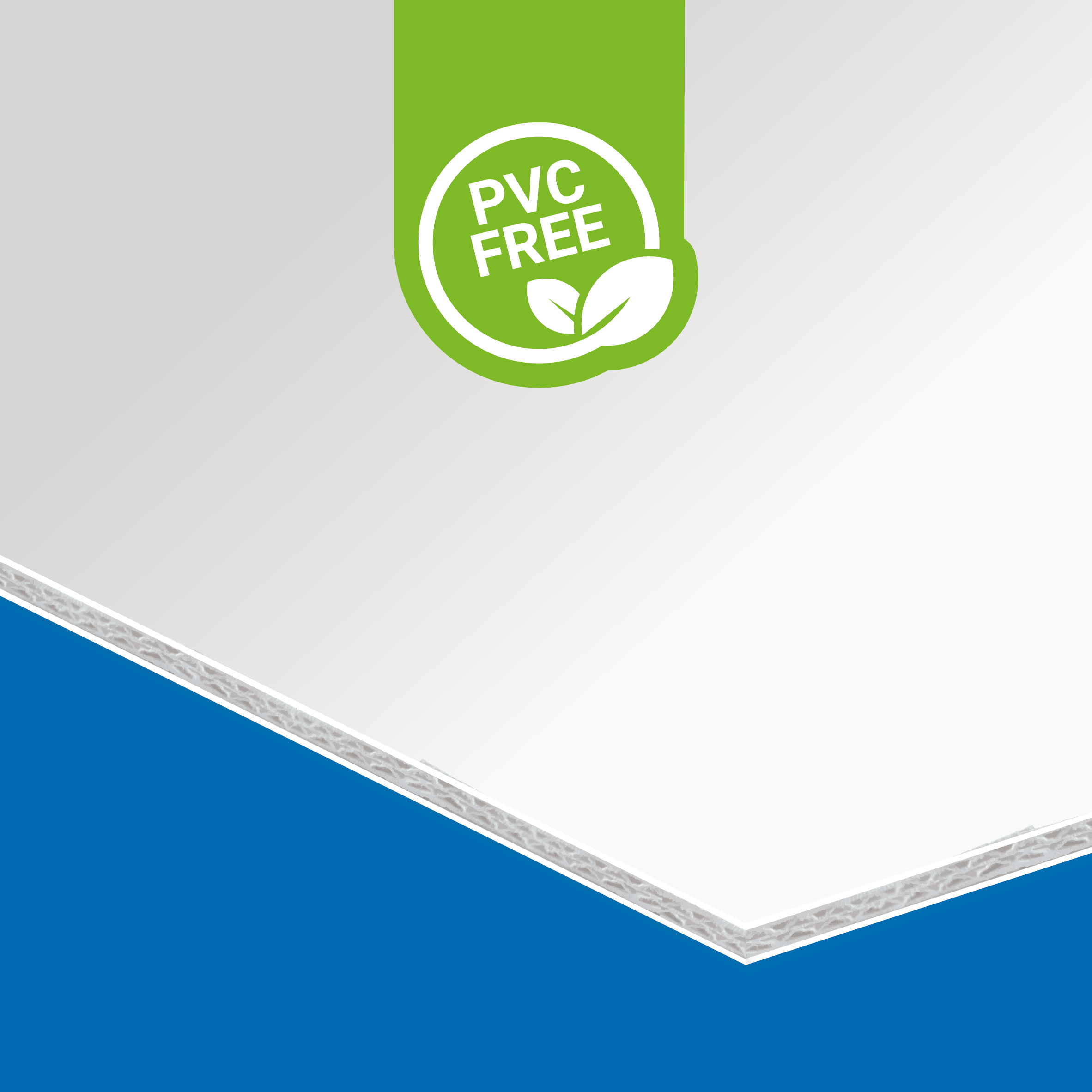 Triaprint/Bubble Board- 114 | Triaprint board printed on both sides for retail displays and exhibitions