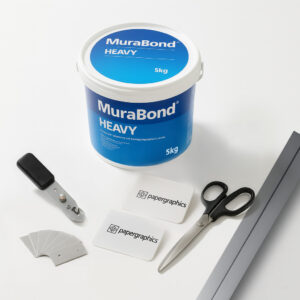 Wallpaper paste and tools kit for professional wallpaper installation