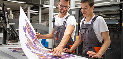 Bleed in large format printing