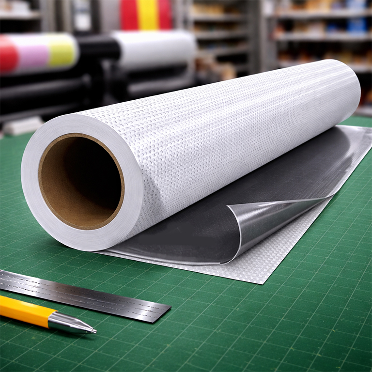 One-way vision vinyl printing for window graphics, vehicle advertising, and external glass displays