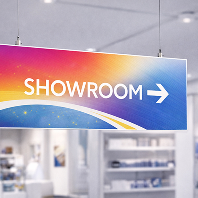 Foamex PVC display board printing for retail signage, exhibitions, and promotional displays