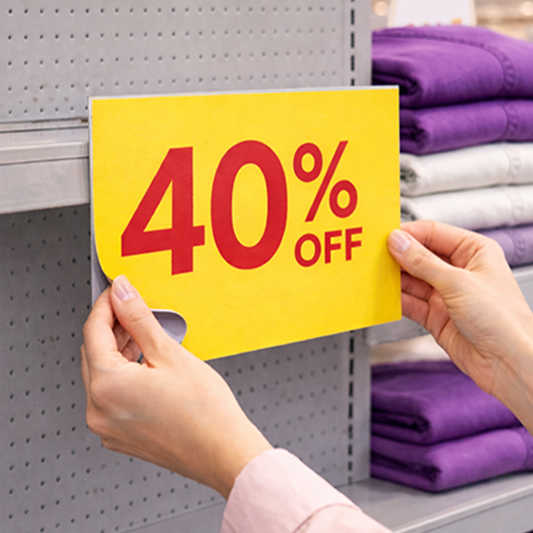 0.6mm magnetic sheet printing for reusable retail signage and interchangeable display graphics