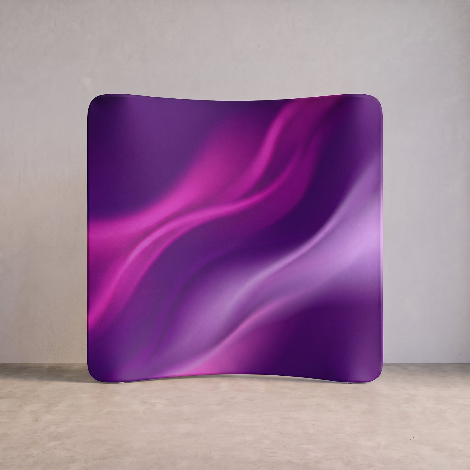 Fabric Tube Display- 119 | Curved tension fabric display, 2 m wide