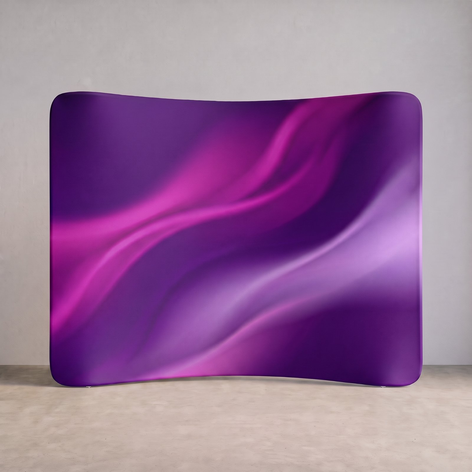 Fabric Tube Display- 122 | Curved tension fabric display, 5 m wide