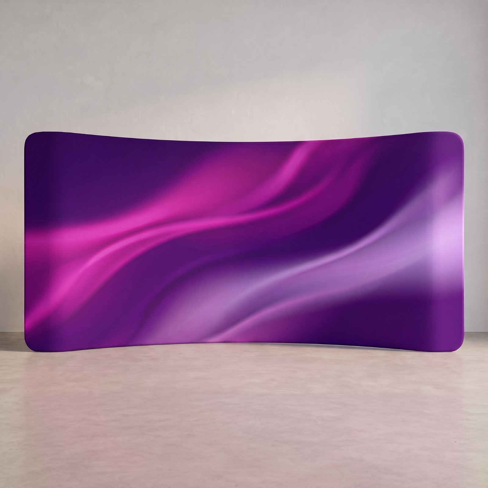 Fabric Tube Display- 123 | Curved tension fabric display, 6 m wide